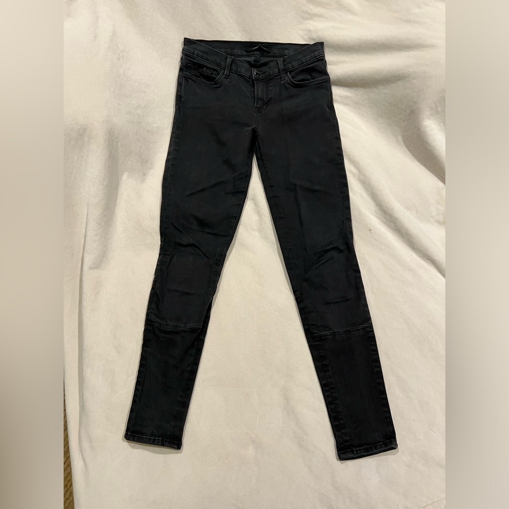 J Brand Black Two-Toned Jeans